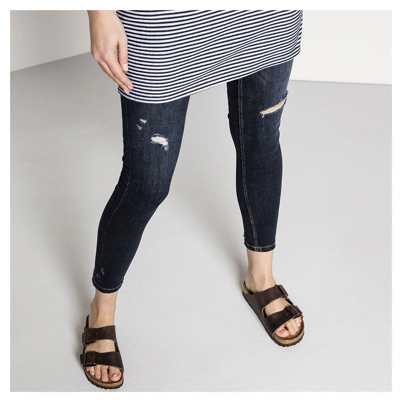 Women's Birkenstock, Arizona Soft Footbed Sandal - Narrow Fit Soft