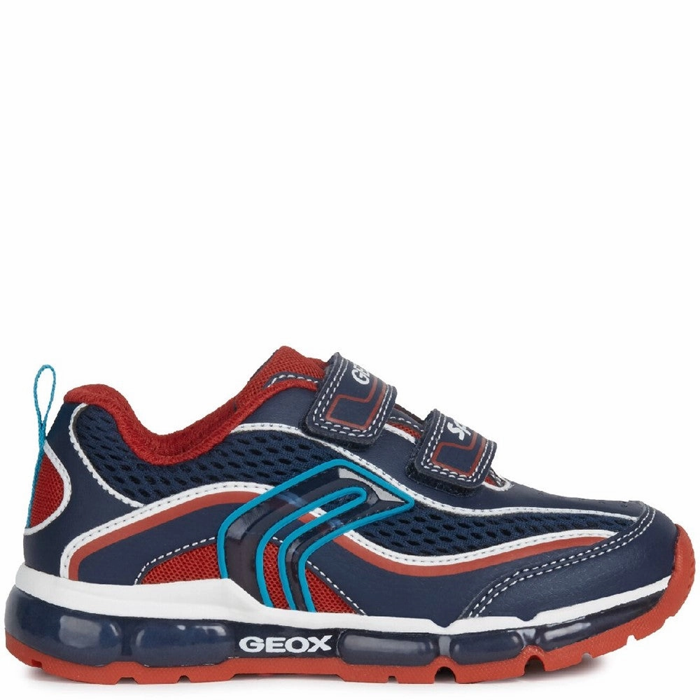 Street Pace Geox J Android Boy C Touch Fastening Trainer