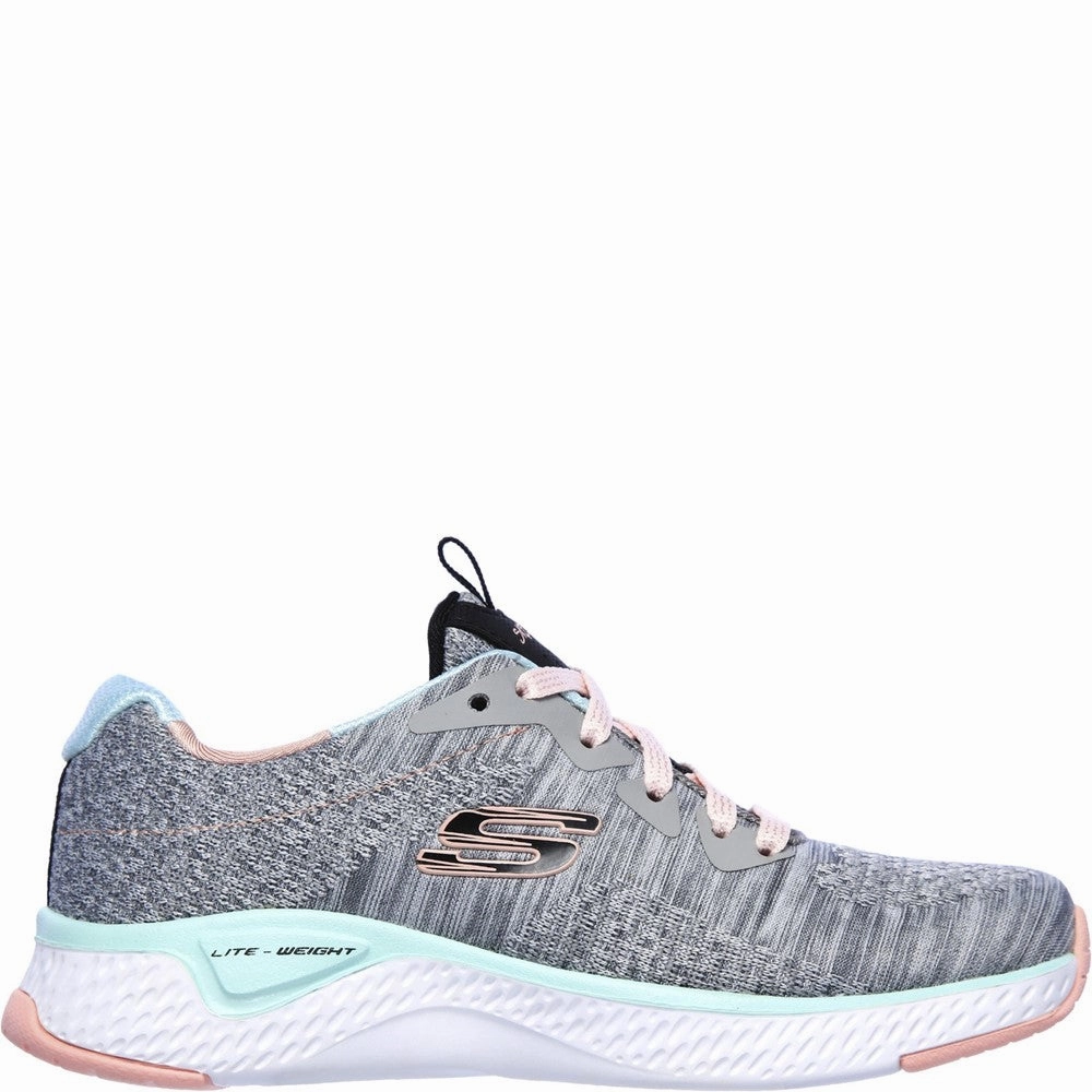Comfortable to walk Clean Silhouette Skechers Solar Fuse Brisk Escape Lace Up Trainer