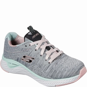Memory   foam Solid Hold Skechers Solar Fuse Brisk Escape Lace Up Trainer