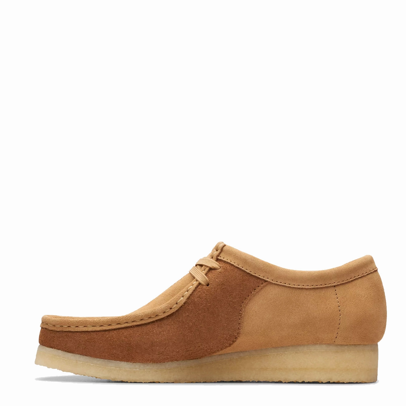 Clarks Originals Wallabee Shoes Tan Combination City View