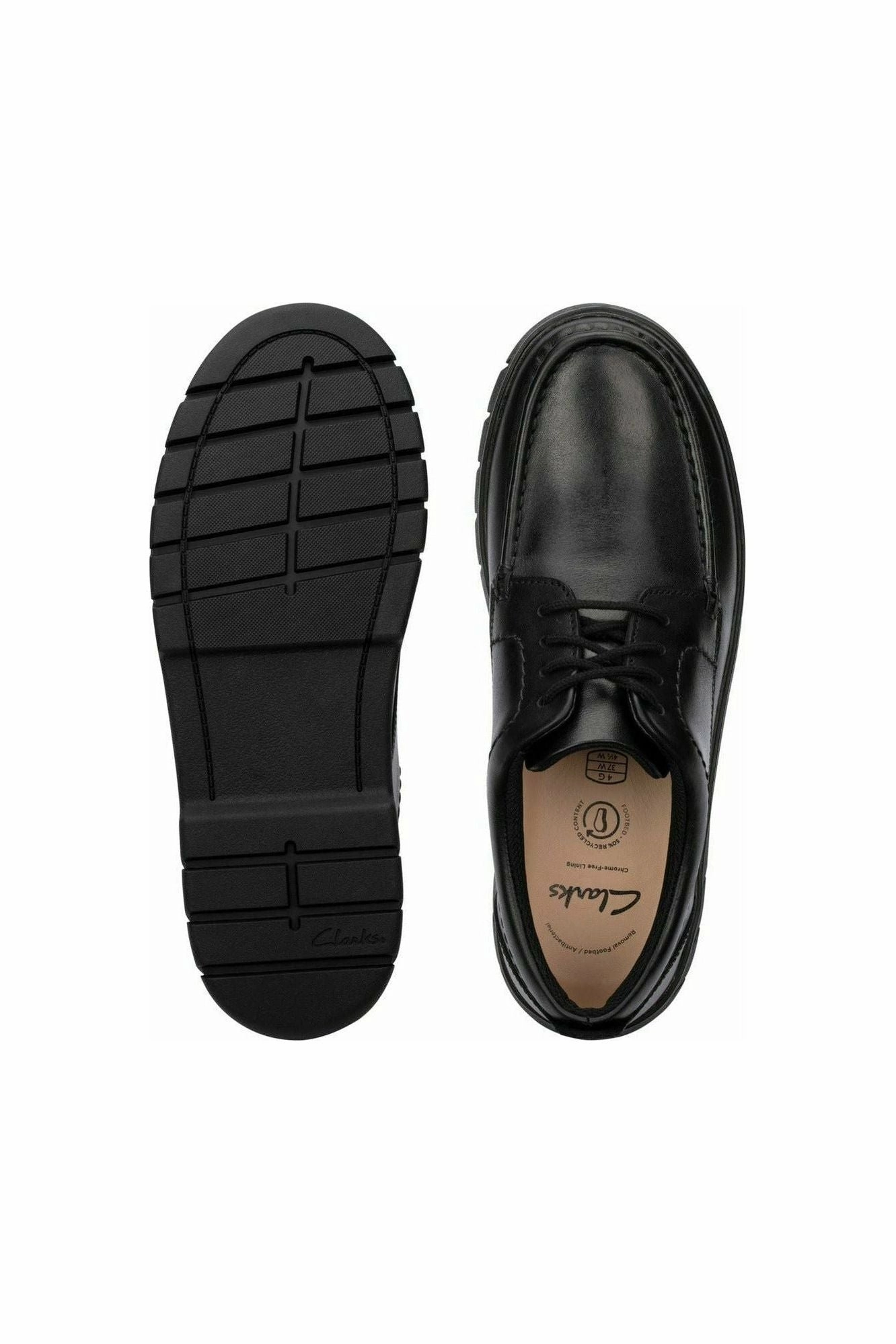 Brunch Look Plaza Mood Clarks Branch Lace Youth school shoe