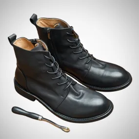 Riding Boots Hermes Noralf Casual Vegan Leather Boots