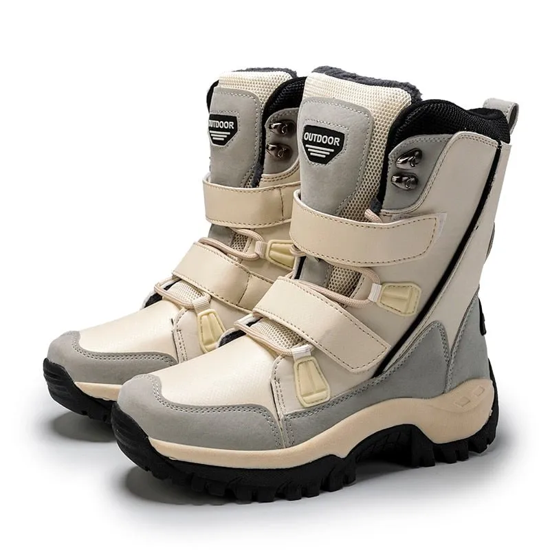 North Thermo Women's Winter Boots - Beige Best Boots On Ice And Snow