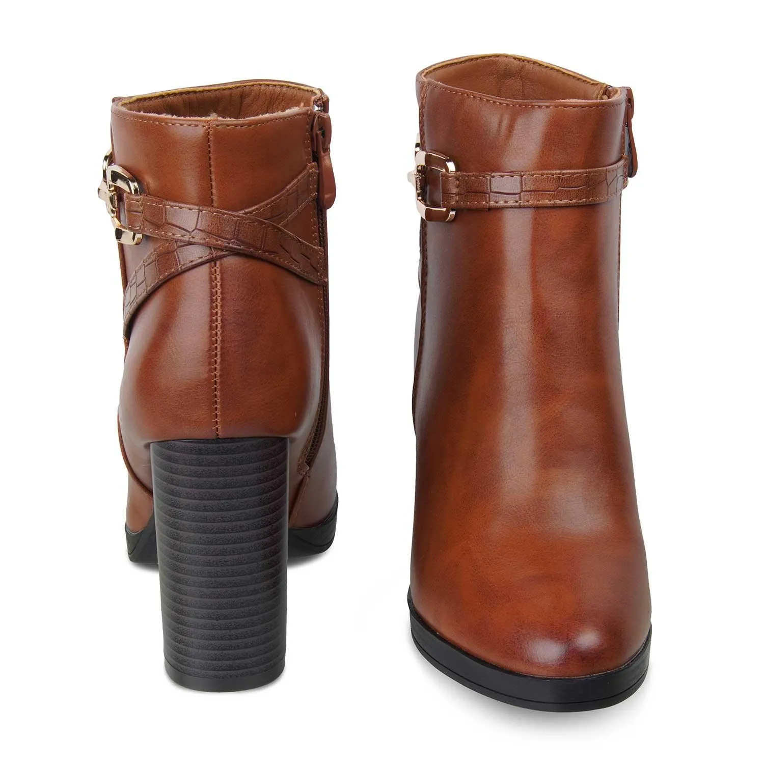 Best Place To Buy Work Boots The Paris Camel Women's Ankle-length Boots Tresmode