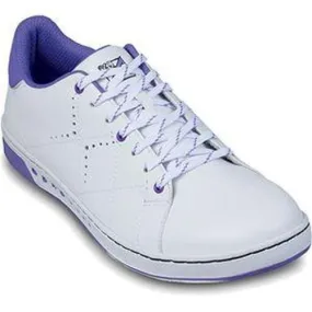 KR Womens Gem Bowling Shoes White/Purple Asics Shoes Size Chart
