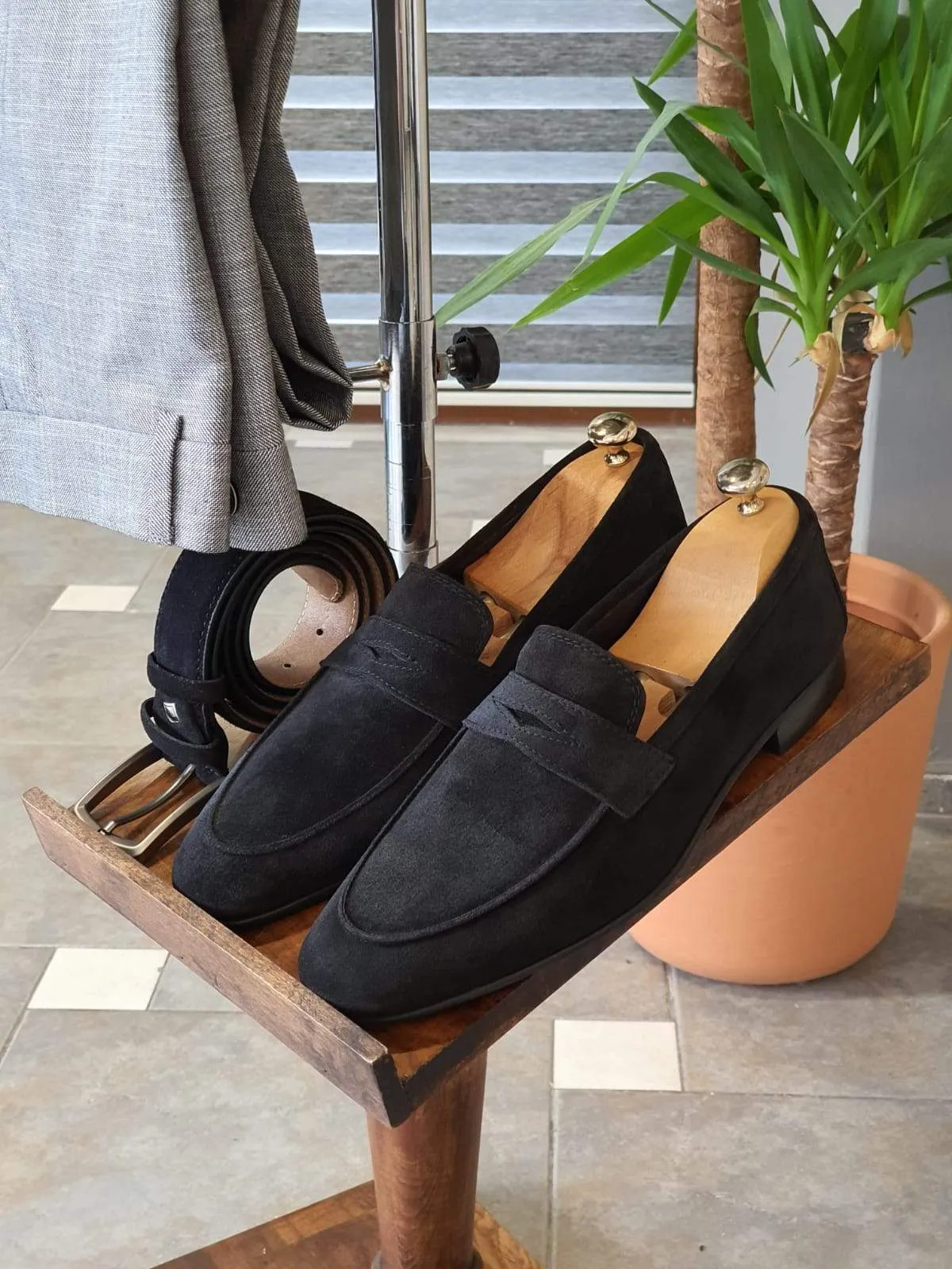 Asics Gel Running Shoes Cambridge Suede Black Sardinelli Loafers