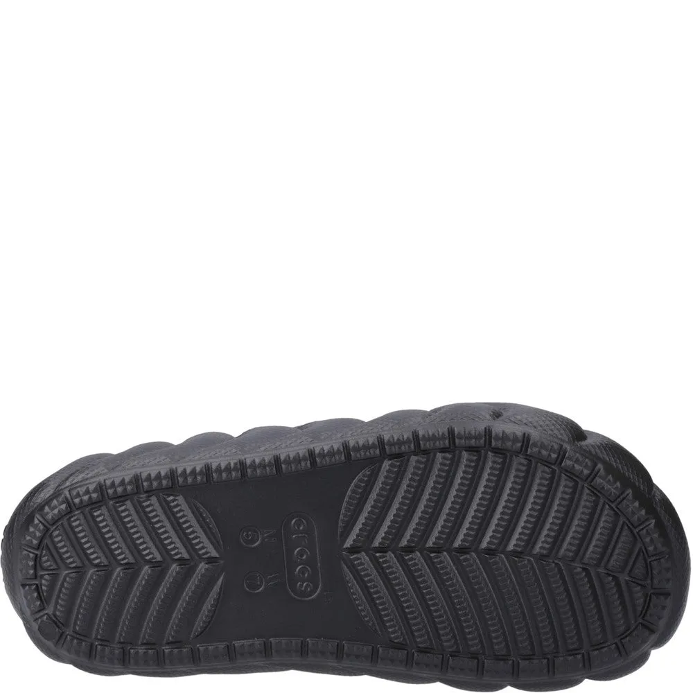 Soft Cushioning Shoes Crocs Unisex Classic Cozzzy Overpuff Sandal