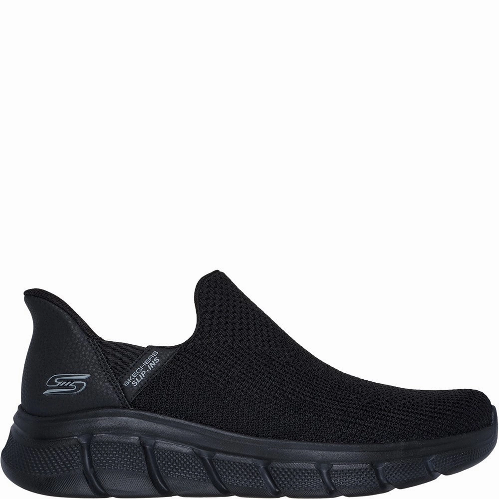 Day Run Leather Material Skechers BOBS Sport B Flex Resilient Trainers