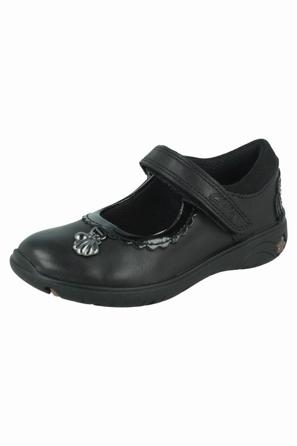 Versatile Style Relaxed Design Clarks Sea Shimmer Toddler black