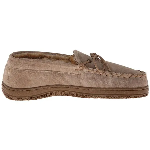 Joyspun Slippers Old Friend Loafer Moccasin Chestnut (Men's)