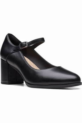 Full Ease Trendy Clarks Freva55 Strap in black leather