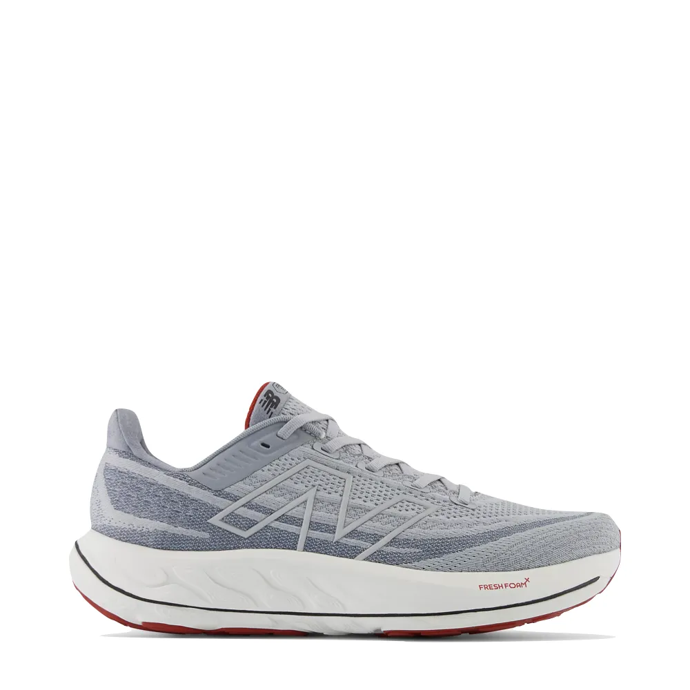 New Balance Men's Fresh Foam X Vongo v6 in Aluminum Grey with Brick Red New Balance Men's Freezelx V4 Lacrosse Shoe