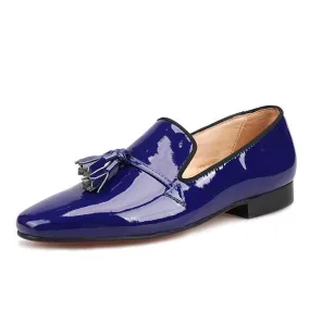 OneDrop Handmade Dress Shoes Patent Leather Party Wedding Prom Loafers Dr Scholls Loafers