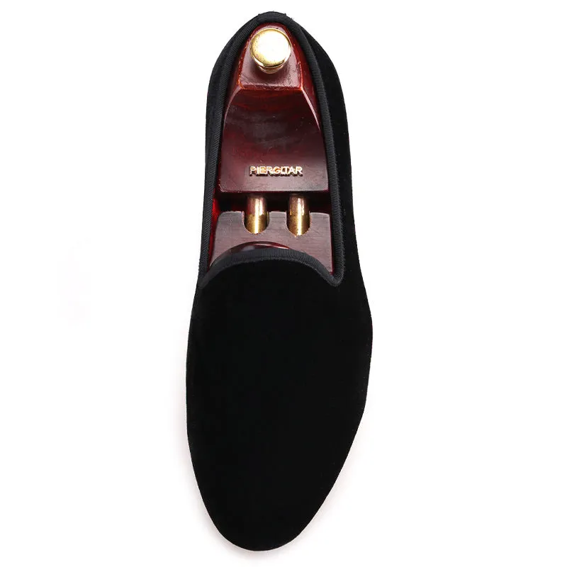 OneDrop Handmade Men Dress Shoes Velvet Wedding Party Prom Loafer Dress Loafers Slip On Casual Driving Loafer