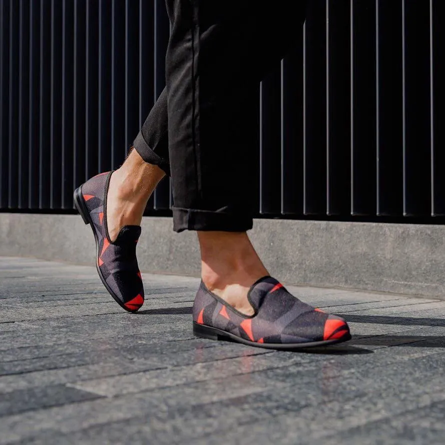 OneDrop Men Handmade Dress Shoes Camouflage Party Banquet Wedding Prom Loafers Mens Shoes Loafers