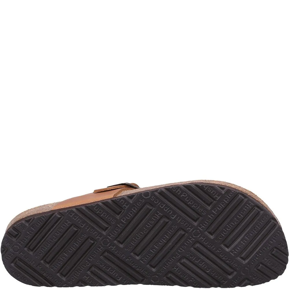 Hush Puppies Kayla Sandal Chunky Heel Secure Wrap