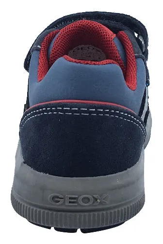 Asics Best Comfortable Shoes Geox Boy's J Arzach Sneaker Shoes, Navy/Red