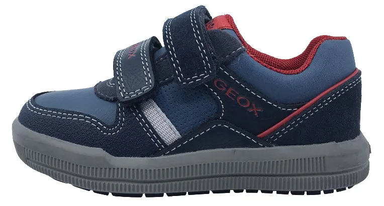 Geox Boy's J Arzach Sneaker Shoes, Navy/Red Brand New Asics Shoes
