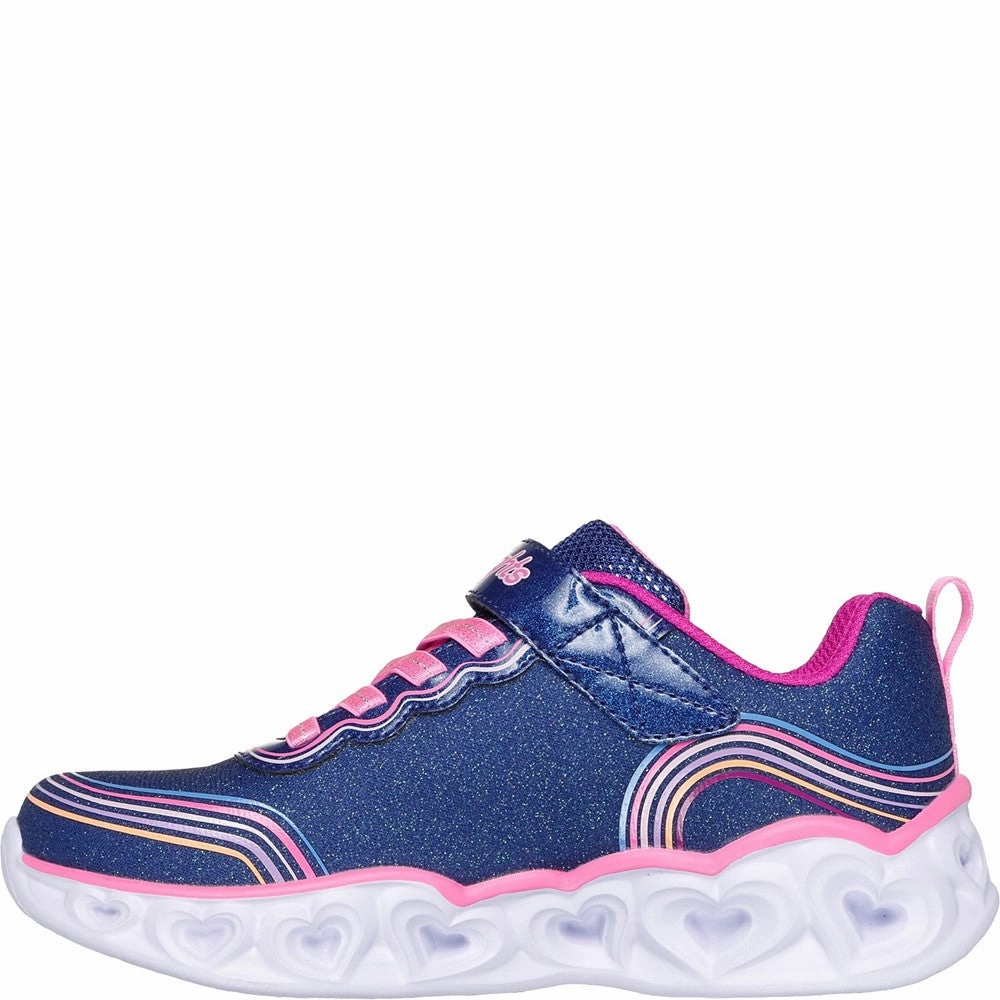 Skechers Heart Lights Retro Hearts Trainers QuickDry Fresh Comfort