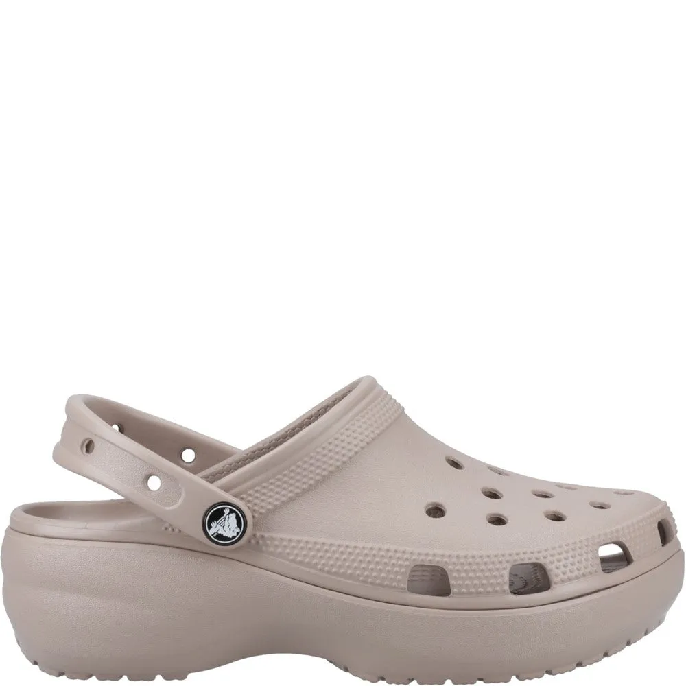 Breathable Material Crocs Classic Platform Clog