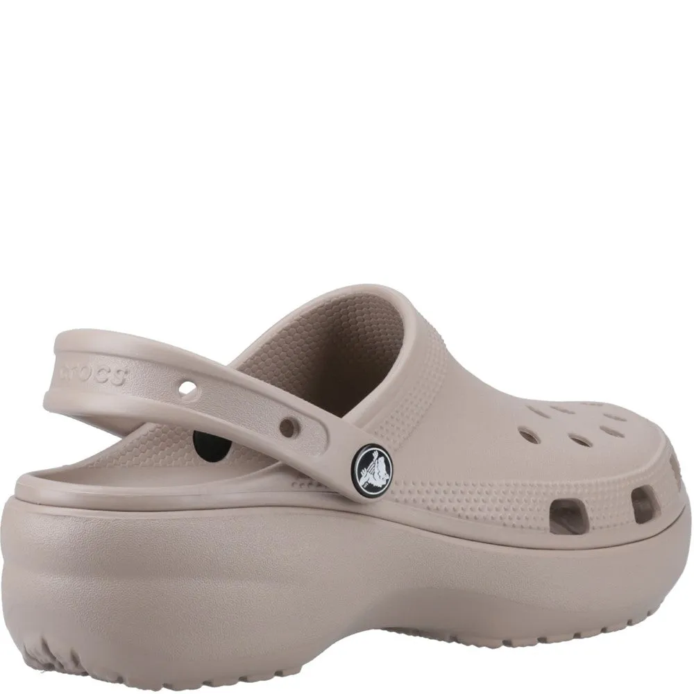 Beach-ready Footwear Slip Guard Crocs Classic Platform Clog