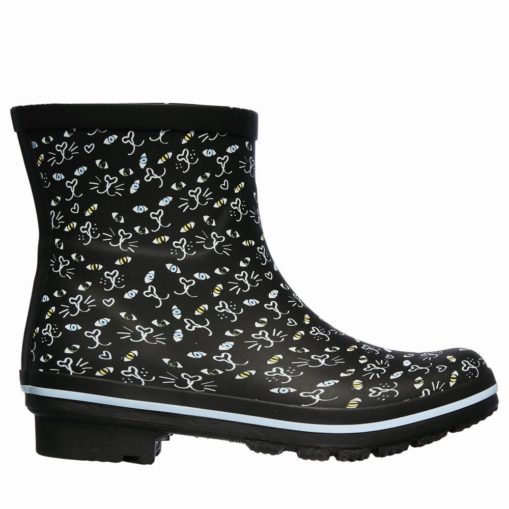 Skechers BOBS Rain Check Misty Eye Wellington Modern Twist