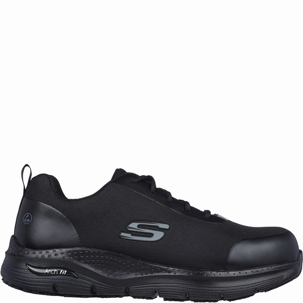 Skechers Workwear Arch Fit Sr Ringstap Safety Trainer Chill Look