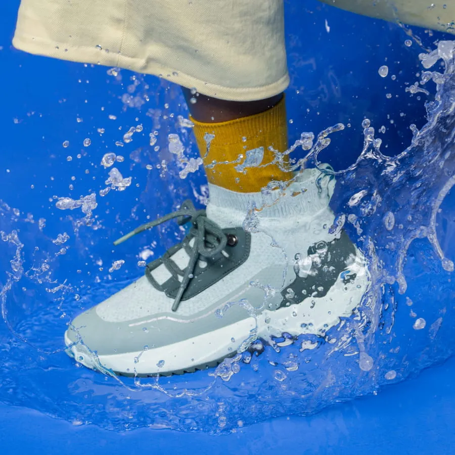 Ugg Lined Rain Boots Women's Stormburst High Top - Light Dew/Stream