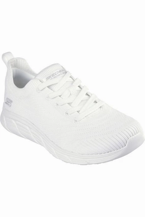 Skechers Ladies 117591  BOBS BFLEX LOGRACEFUL STRIDE in White lycra running gear waterproof running gear
