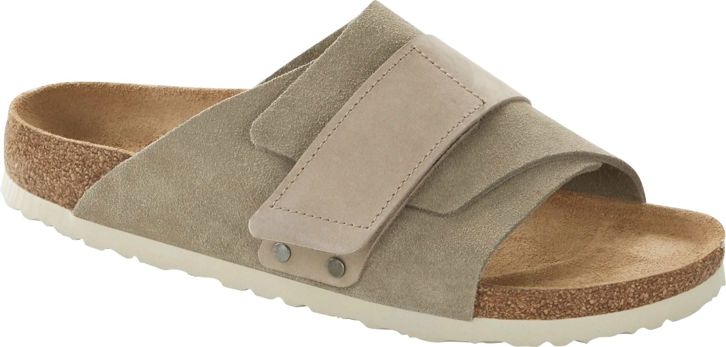 Wraparound Design Birkenstock Kyoto Taupe suede 1015573
