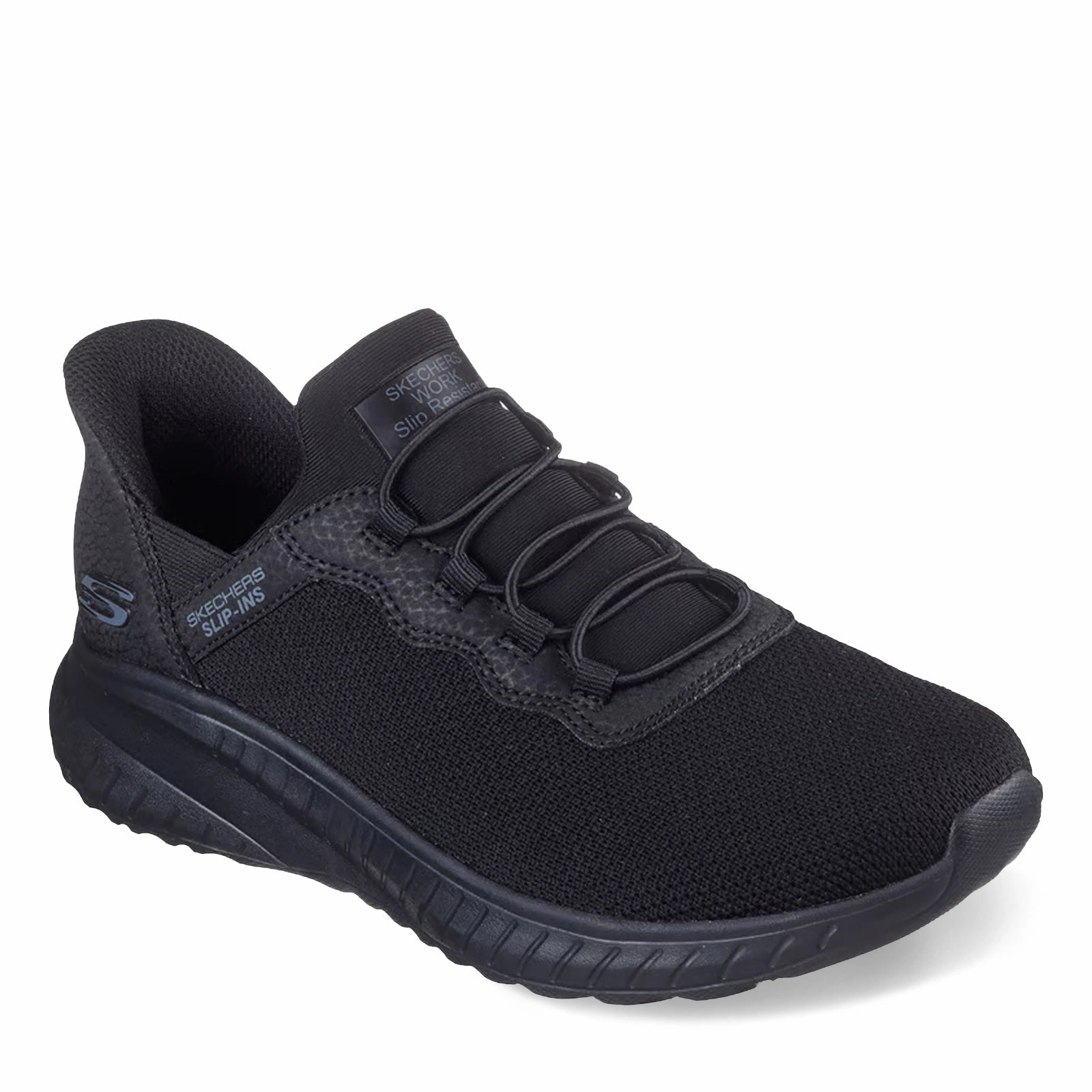 Women's Skechers Work, Slip-ins Work: Squad Chaos SR - Jasul Work Sneaker - Wide Width anti - microbial fabric Agile Movement