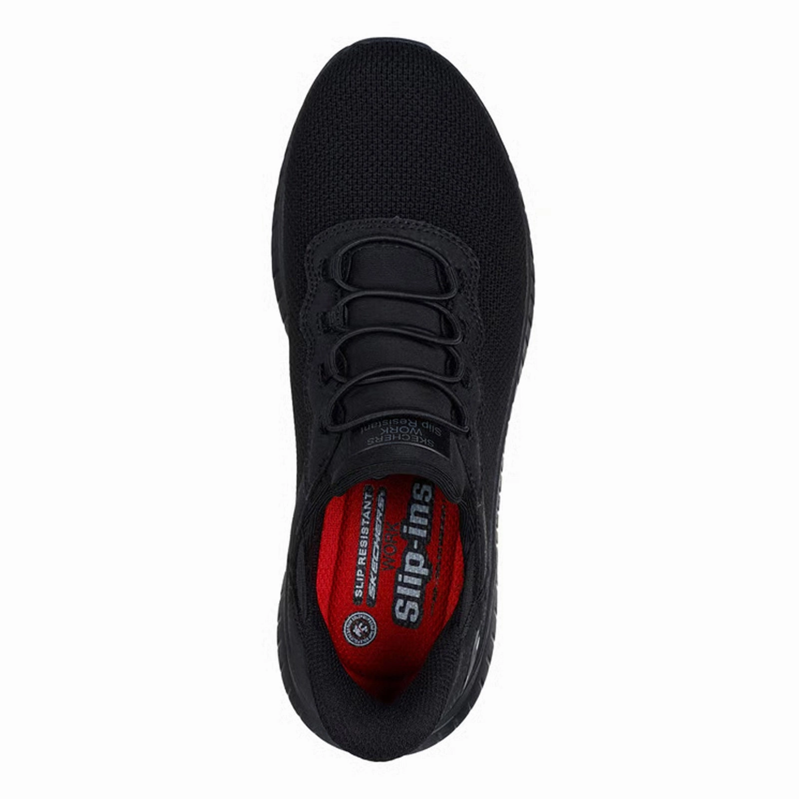 running in humid weather shoes Women's Skechers Work, Slip-ins Work: Squad Chaos SR - Jasul Work Sneaker - Wide Width