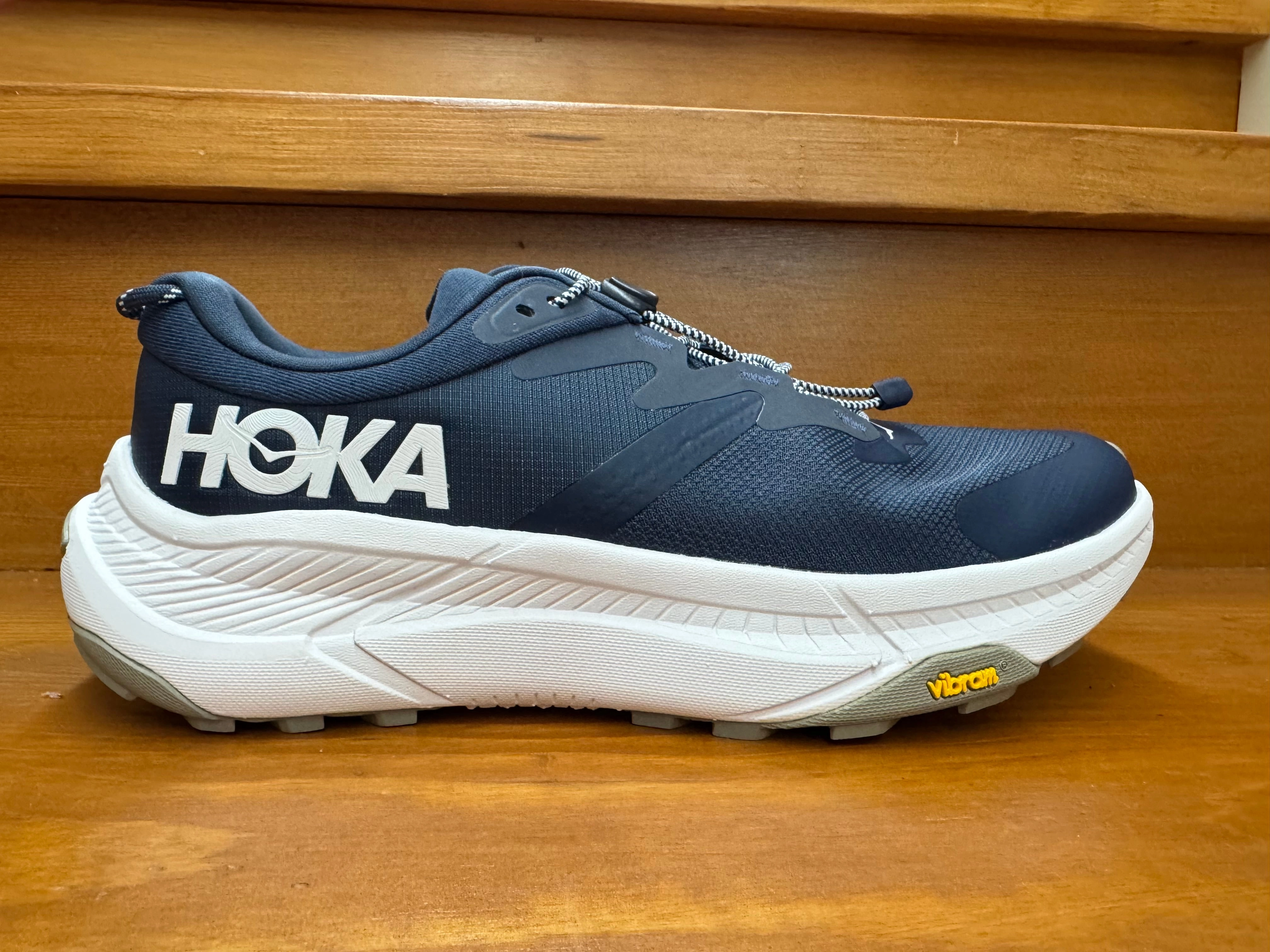 Hoka Transport Varsity Navy/White 1123153-VYN spring fresh Stable Steps