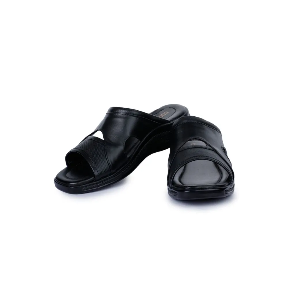 Uggs Slippers Dupes Coolers Casual (Black) Slippers For Men 2050-12 By Liberty