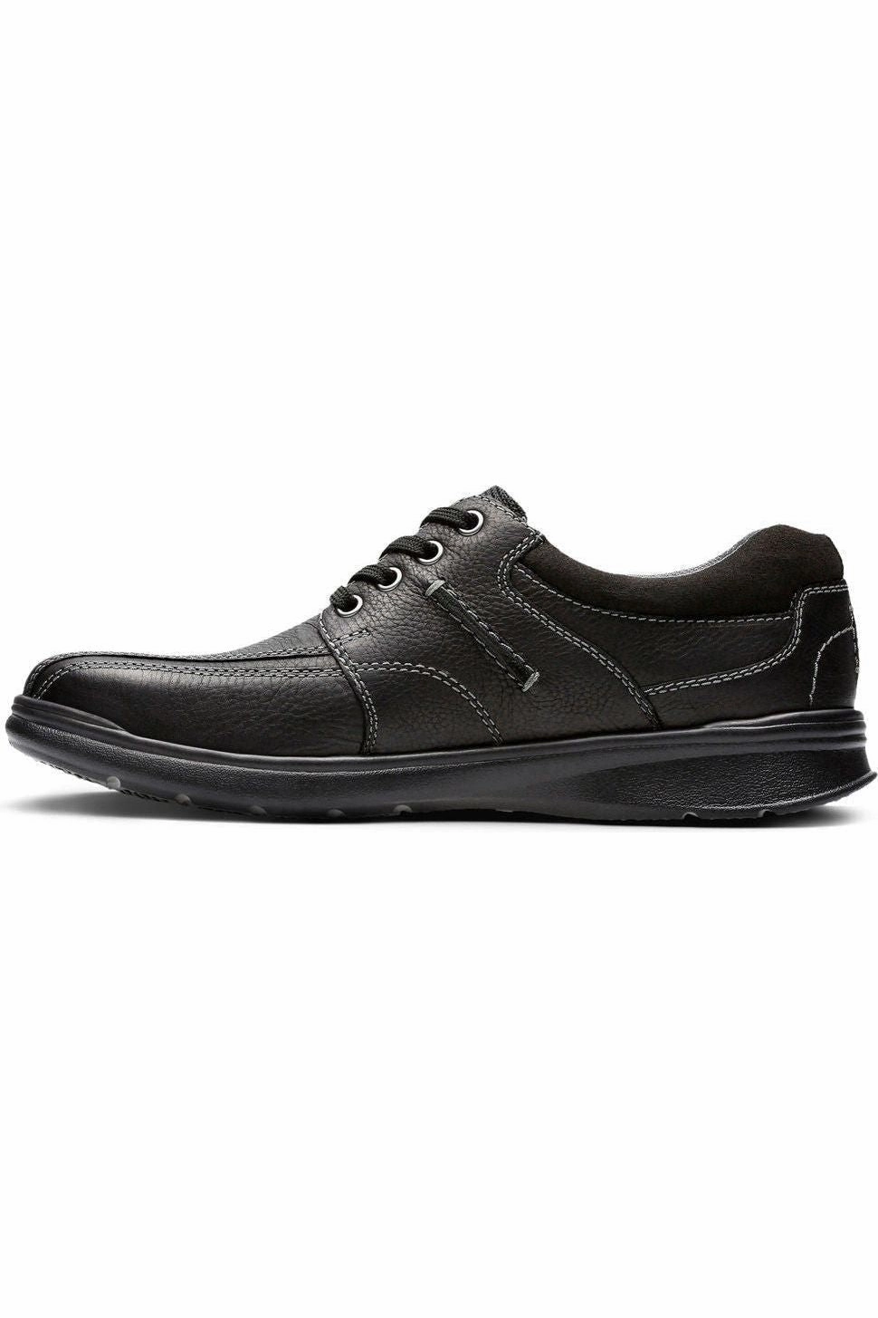 Quick Gear Casual Wear Clarks Cotrell Walk in black oily leather