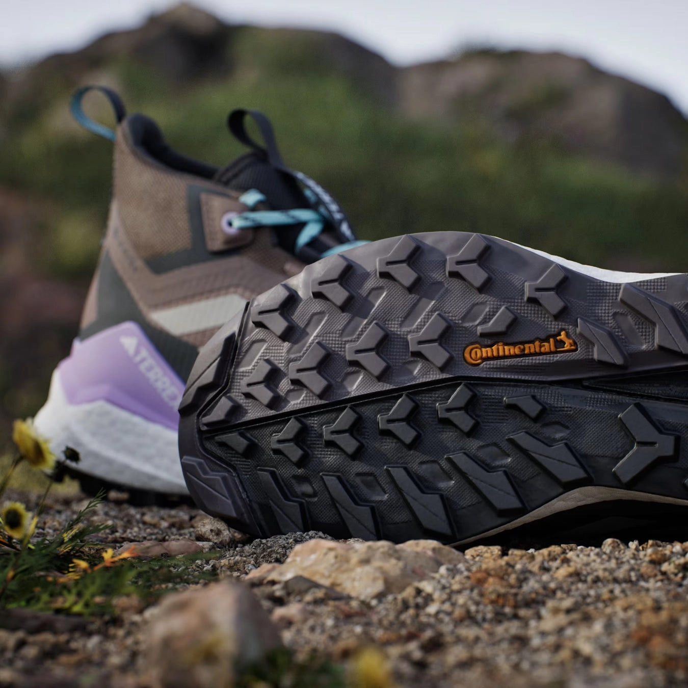 Adidas Terrex Womens Free Hiker 2.0 Gore-Tex Hiking Shoes Trace Brown / Beige / Carbon Casual Style shoe collection