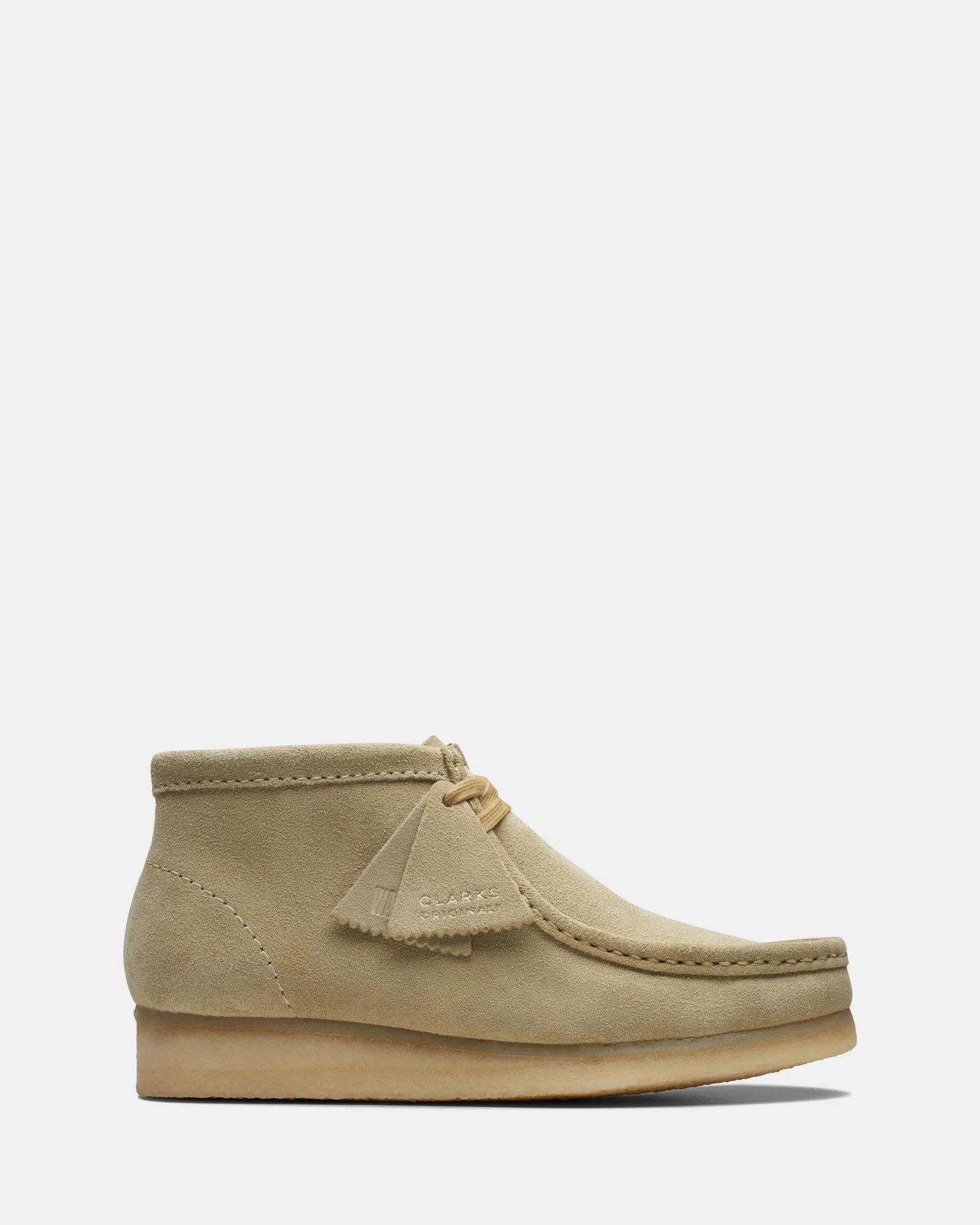 Silent Glam MemoryFoam Wallabee Boot. (W) Maple Suede