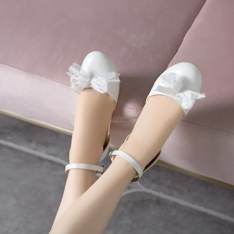 Women's Lace Knot Ankle Strap Flat Sandals Best Shoes Walking Flat Feet