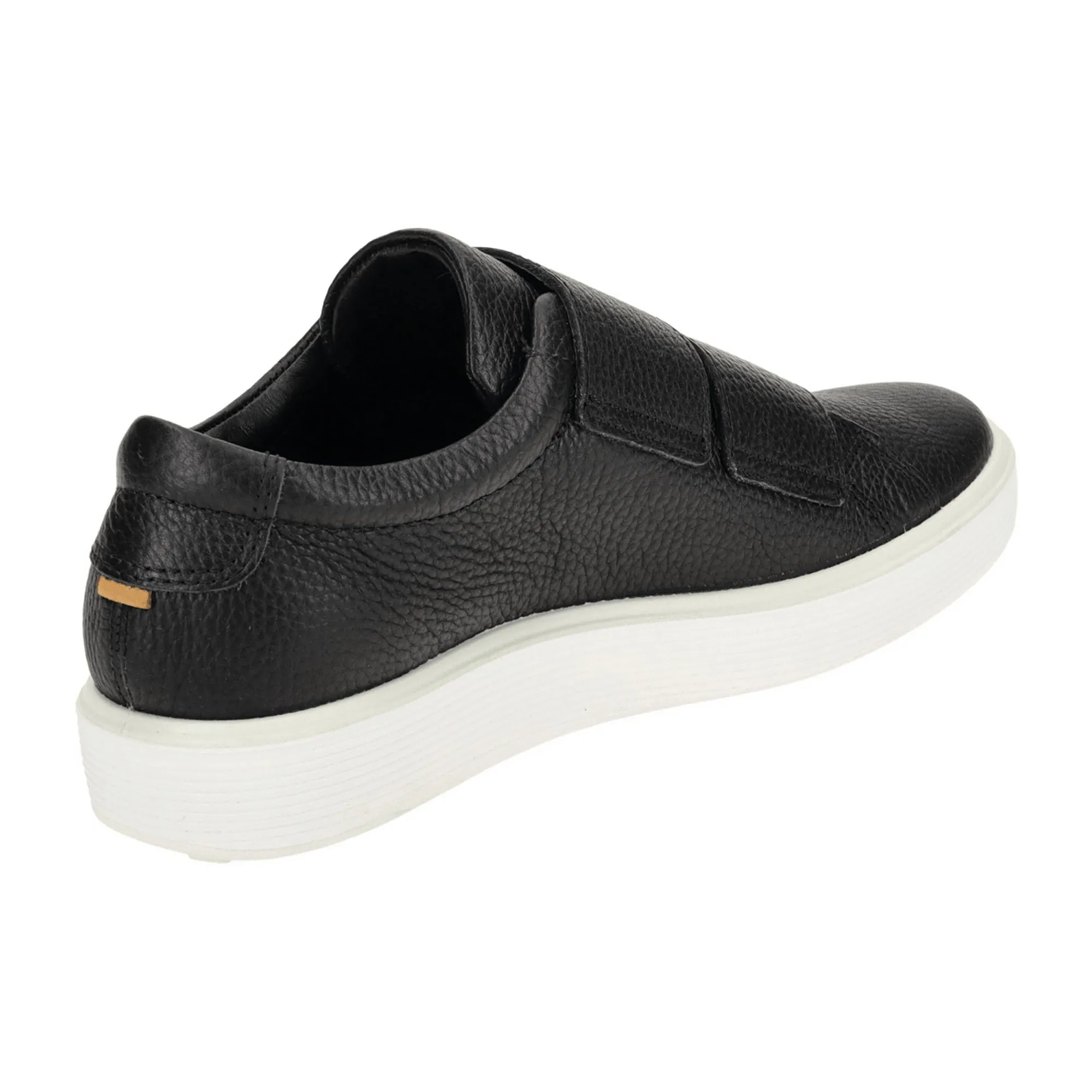 Adidas Fashion Shoes Ecco Soft 60 Women's Black Slip-on Shoes with Velcro Closure