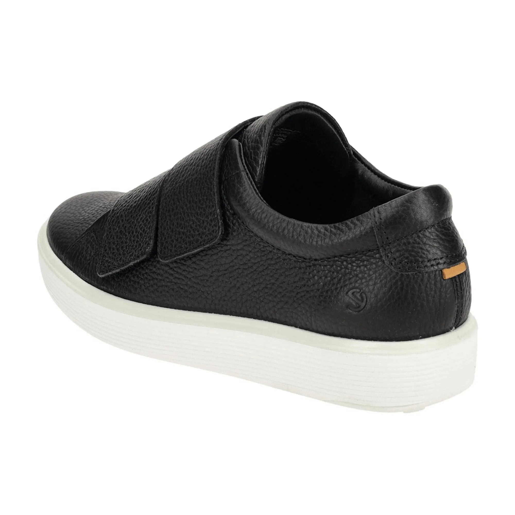 Ecco Soft 60 Women's Black Slip-on Shoes with Velcro Closure Adidas 3d Printed Shoe