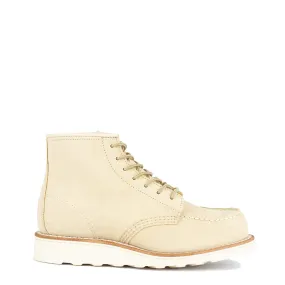 Red Wing Womens 6-Inch Moc Toe Boot Cream Abeline High-quality