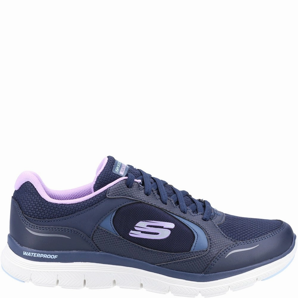 interval training shoes ribbon - decorated running wear Skechers Flex Appeal 4.0 True Clarity Sport Shoes