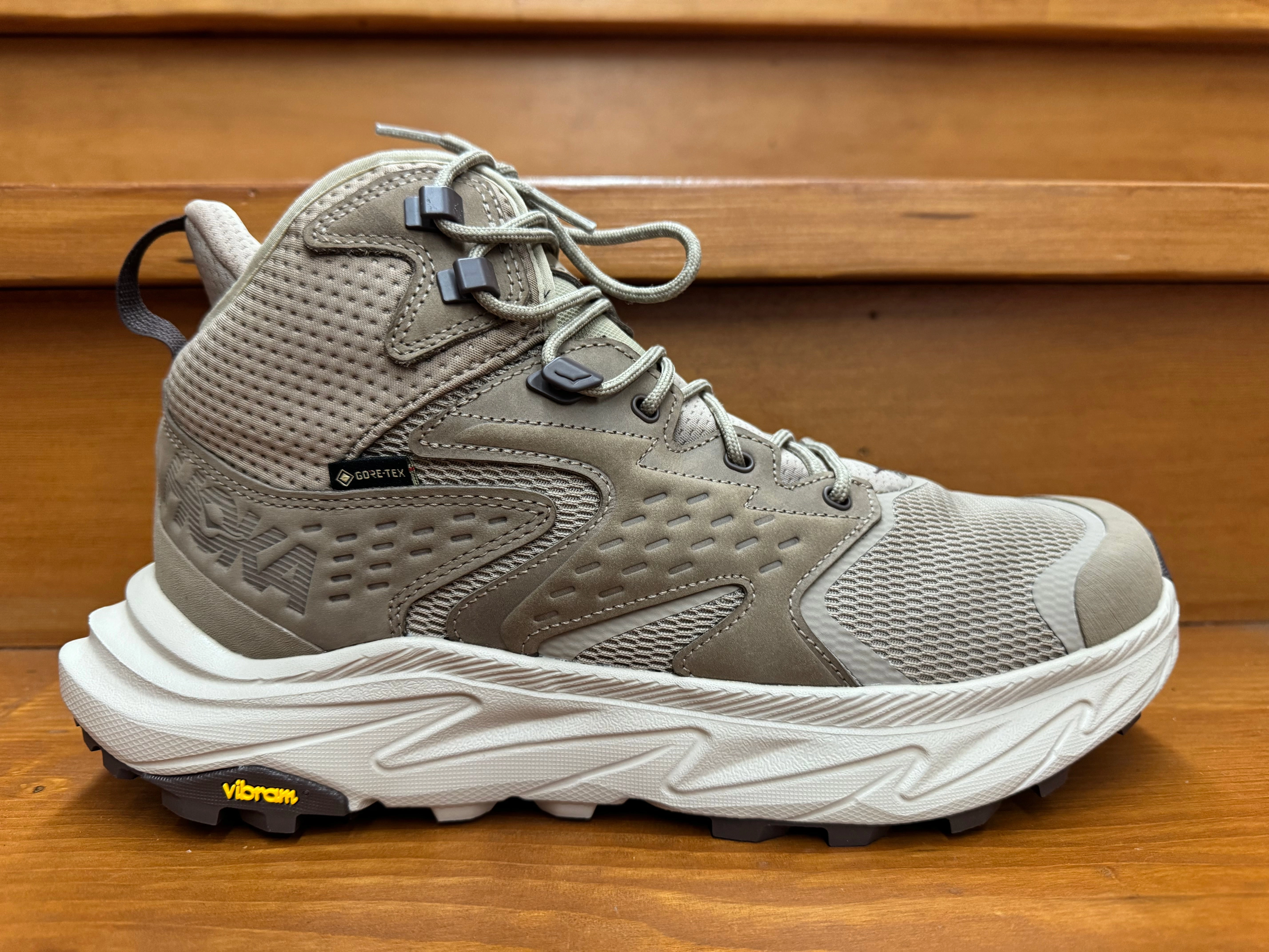 Street Fashioned Lunch Walk Hoka Anacapa 2 Mid GTX Dune/Oxford Tan 1141633F-DOTN & 1155251F-DOTN