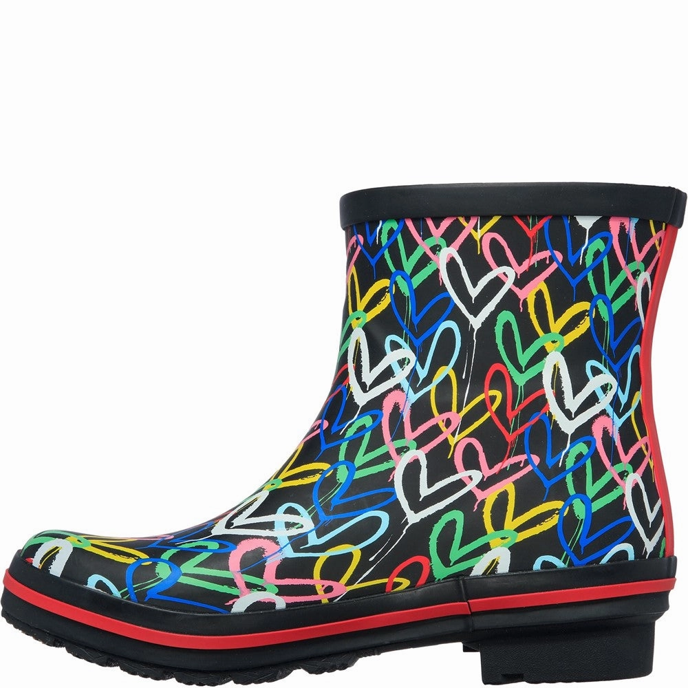 Classic Fit Walking Comfort Skechers Rain Check Raining Love Patterned Wellingtons