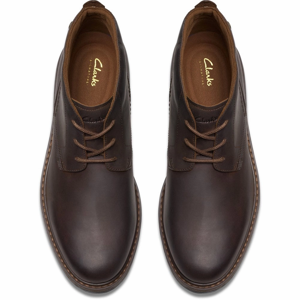 Clarks Newford Mid Boots Coach Step