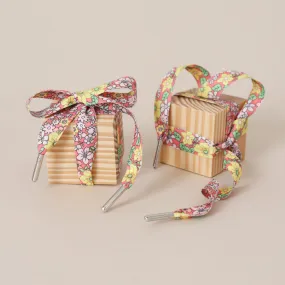 Pink Floral Laces Adidas Star Shoes