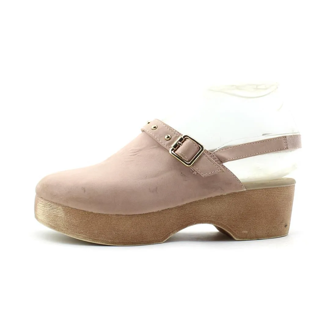 Leather Sandals PLACE  STUDDED BUCKLE CLOG