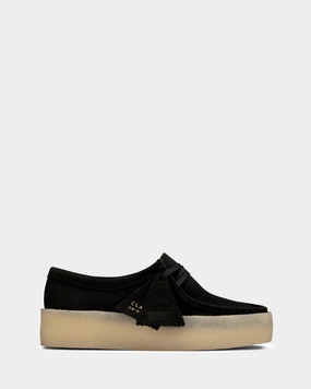 Narrow heel Air Cushion Wallabee Cup. (W) Black Nubuck