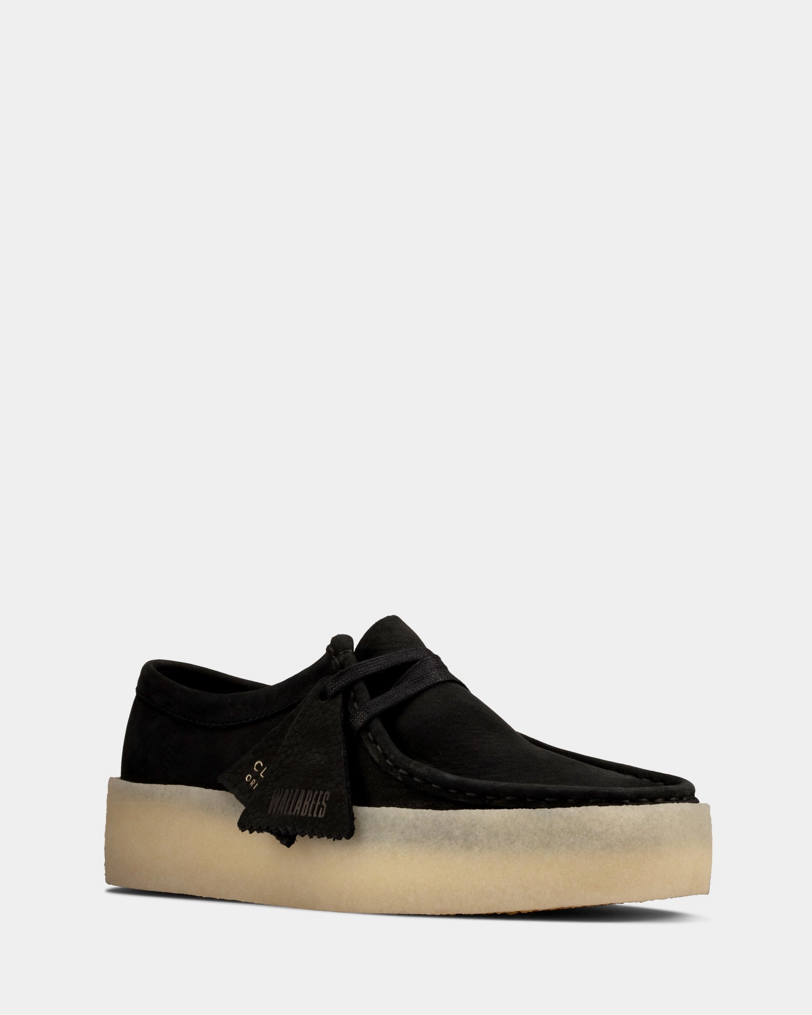 Planet Step Versatile Design Wallabee Cup. (W) Black Nubuck